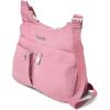 imageBaggallini Cross Over Crossbody Women 11x85 Medium Travel Bag Lightweight WaterResistant Nylon Organized Handbag PurseDusty Mauve