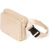 imageBaggallini Modern Belt Bag 5x8 Travel Fanny Pack Sling Bag Waistpack wRFID Card Holder Waterresistant Crossbody BagChampagne Puff