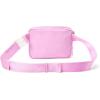 imageBaggallini Modern Belt Bag 5x8 Travel Fanny Pack Sling Bag Waistpack wRFID Card Holder Waterresistant Crossbody BagHibiscus Pink