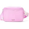 imageBaggallini Modern Belt Bag 5x8 Travel Fanny Pack Sling Bag Waistpack wRFID Card Holder Waterresistant Crossbody BagHibiscus Pink