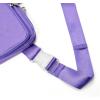 imageBaggallini Modern Belt Bag 5x8 Travel Fanny Pack Sling Bag Waistpack wRFID Card Holder Waterresistant Crossbody BagLavender Surf