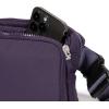 imageBaggallini Modern Belt Bag 5x8 Travel Fanny Pack Sling Bag Waistpack wRFID Card Holder Waterresistant Crossbody BagPlum Twilight Puff