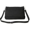 imageBaggallini Original Everyday 11x 75 Crossbody Bags for Women RFID Protected Lightweight Nylon Zippered Travel PurseBlack With Sand Lining