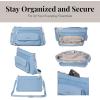 imageBaggallini Original Everyday 11x 75 Crossbody Bags for Women RFID Protected Lightweight Nylon Zippered Travel PurseCornflower