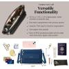imageBaggallini Original Everyday 11x 75 Crossbody Bags for Women RFID Protected Lightweight Nylon Zippered Travel PursePacific
