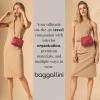 imageBaggallini Triple Zip Small Crossbody Bag for Women  8x6 Lightweight Convertible Fanny Pack Belt BagApple