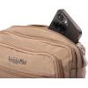 imageBaggallini Triple Zip Small Crossbody Bag for Women  8x6 Lightweight Convertible Fanny Pack Belt BagBeach