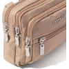 imageBaggallini Triple Zip Small Crossbody Bag for Women  8x6 Lightweight Convertible Fanny Pack Belt BagBeach