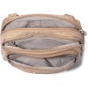 imageBaggallini Triple Zip Small Crossbody Bag for Women  8x6 Lightweight Convertible Fanny Pack Belt BagBeach