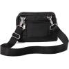 imageBaggallini Triple Zip Small Crossbody Bag for Women  8x6 Lightweight Convertible Fanny Pack Belt BagBlack With Sand Lining
