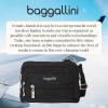 imageBaggallini Triple Zip Small Crossbody Bag for Women  8x6 Lightweight Convertible Fanny Pack Belt BagBlack Zebra Emboss