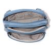 imageBaggallini Triple Zip Small Crossbody Bag for Women  8x6 Lightweight Convertible Fanny Pack Belt BagCornflower