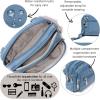 imageBaggallini Triple Zip Small Crossbody Bag for Women  8x6 Lightweight Convertible Fanny Pack Belt BagCornflower
