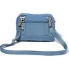 imageBaggallini Triple Zip Small Crossbody Bag for Women  8x6 Lightweight Convertible Fanny Pack Belt BagCornflower