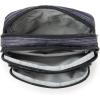 imageBaggallini Triple Zip Small Crossbody Bag for Women  8x6 Lightweight Convertible Fanny Pack Belt BagGrey Stripe