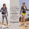 imageBaggallini Triple Zip Small Crossbody Bag for Women  8x6 Lightweight Convertible Fanny Pack Belt BagGrey Stripe