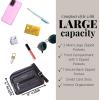 imageBaggallini Triple Zip Small Crossbody Bag for Women  8x6 Lightweight Convertible Fanny Pack Belt BagGrey Stripe