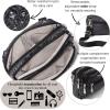 imageBaggallini Triple Zip Small Crossbody Bag for Women  8x6 Lightweight Convertible Fanny Pack Belt BagMidnight Blossom Print