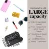 imageBaggallini Triple Zip Small Crossbody Bag for Women  8x6 Lightweight Convertible Fanny Pack Belt BagMidnight Blossom Print