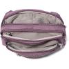 imageBaggallini Triple Zip Small Crossbody Bag for Women  8x6 Lightweight Convertible Fanny Pack Belt BagMisty Purple
