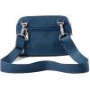 imageBaggallini Triple Zip Small Crossbody Bag for Women  8x6 Lightweight Convertible Fanny Pack Belt BagPacific