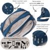imageBaggallini Triple Zip Small Crossbody Bag for Women  8x6 Lightweight Convertible Fanny Pack Belt BagPacific