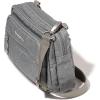 imageBaggallini Triple Zip Small Crossbody Bag for Women  8x6 Lightweight Convertible Fanny Pack Belt BagStone