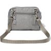 imageBaggallini Triple Zip Small Crossbody Bag for Women  8x6 Lightweight Convertible Fanny Pack Belt BagStone
