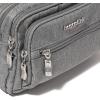 imageBaggallini Triple Zip Small Crossbody Bag for Women  8x6 Lightweight Convertible Fanny Pack Belt BagStone