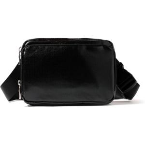 imageBaggallini Modern Belt Bag 5x8 Travel Fanny Pack Sling Bag Waistpack wRFID Card Holder Waterresistant Crossbody BagBlack Gloss Ripstop