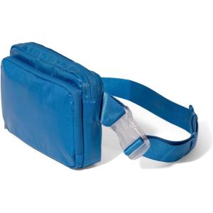 imageBaggallini Modern Belt Bag 5x8 Travel Fanny Pack Sling Bag Waistpack wRFID Card Holder Waterresistant Crossbody BagCerulean Gloss Ripstop