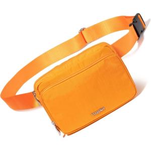 imageBaggallini Modern Belt Bag 5x8 Travel Fanny Pack Sling Bag Waistpack wRFID Card Holder Waterresistant Crossbody BagMarigold