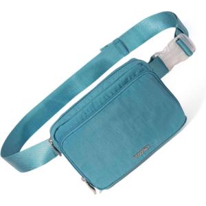imageBaggallini Modern Belt Bag 5x8 Travel Fanny Pack Sling Bag Waistpack wRFID Card Holder Waterresistant Crossbody BagSeaside Blue