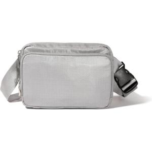 imageBaggallini Modern Belt Bag 5x8 Travel Fanny Pack Sling Bag Waistpack wRFID Card Holder Waterresistant Crossbody BagSleet Gloss Ripstop