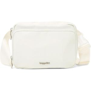 imageBaggallini Modern Belt Bag 5x8 Travel Fanny Pack Sling Bag Waistpack wRFID Card Holder Waterresistant Crossbody BagWhite 1