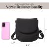 imageBaggallini Swift Flap Mini 63quotx7quot Lightweight Small Travel Purse with Crossbody Strap and RFIDBlite Black