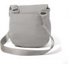 imageBaggallini Swift Flap Mini 63quotx7quot Lightweight Small Travel Purse with Crossbody Strap and RFIDBlite Silver Sand