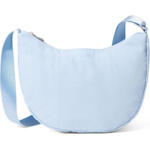 imageBaggallini Swift Crescent Crossbody Bag for Women  Lightweight 12quotx8quot Travel Purse HandbagBlite Ice Blue