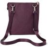 imageBaggallini Crossbody Bag for Women 10quot X 107quot Lightweight Handbags with RFID Card Slots Interior DividerPlum Heritage