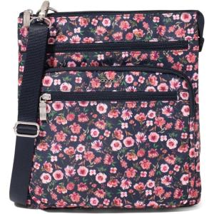 imageBaggallini Crossbody Bag for Women 10quot X 107quot Lightweight Handbags with RFID Card Slots Interior DividerAutumn Peony