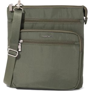 imageBaggallini Crossbody Bag for Women 10quot X 107quot Lightweight Handbags with RFID Card Slots Interior DividerThyme