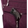 imageBaggallini All Set 3 in 1 Tote Backpack  15quotx105quot Lightweight Travel Bag wRFID Phone WristletMulberry