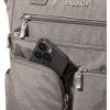imageBaggallini All Set 3 in 1 Tote Backpack  15quotx105quot Lightweight Travel Bag wRFID Phone WristletSterling Shimmer