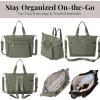 imageBaggallini Trifecta Convertible Backpack Crossbody Tote Bag11x12 Lightweight Travel Bag WRFID Phone WristletThyme