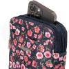 imageBaggallini Modern Take Two RFID 5quotx7quot Lightweight Small Phone Wallet Crossbody BagNylon Travel PurseAutumn Peony
