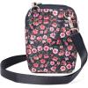 imageBaggallini Modern Take Two RFID 5quotx7quot Lightweight Small Phone Wallet Crossbody BagNylon Travel PurseAutumn Peony
