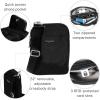 imageBaggallini Modern Take Two RFID 5quotx7quot Lightweight Small Phone Wallet Crossbody BagNylon Travel PurseBlack
