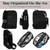 imageBaggallini Modern Take Two RFID 5quotx7quot Lightweight Small Phone Wallet Crossbody BagNylon Travel PurseBlack