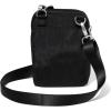 imageBaggallini Modern Take Two RFID 5quotx7quot Lightweight Small Phone Wallet Crossbody BagNylon Travel PurseBlack
