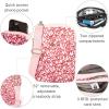 imageBaggallini Modern Take Two RFID 5quotx7quot Lightweight Small Phone Wallet Crossbody BagNylon Travel PurseHeart Print